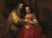 REMBRANDT Harmenszoon van Rijn, The Femish Bride (mk33)